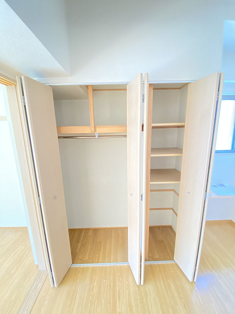 収納　十分な収納スペースがあります