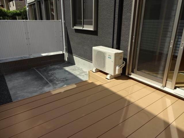 バルコニー　クレストＶのバルコニー