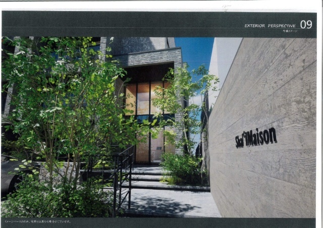 エントランス　イメージパースのため、実際とは異なる場合がございます。