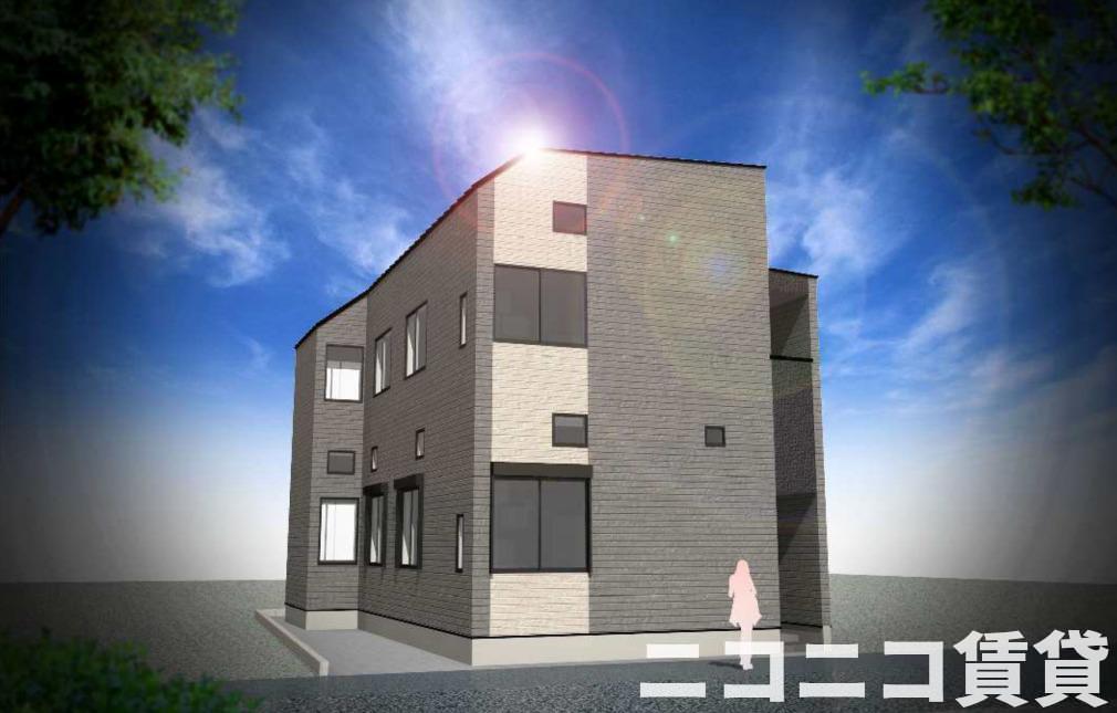 建物外観　建設中のため