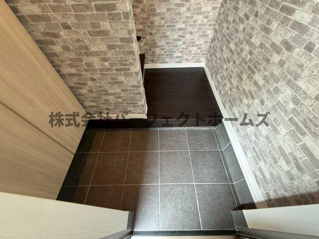 玄関　収納もある玄関です