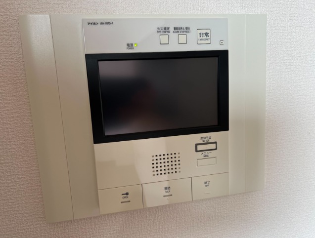 セキュリティ　急な来客時も安心ですね