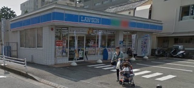 コンビニ　ローソン藤沢朝日町店（コンビニ）まで570m