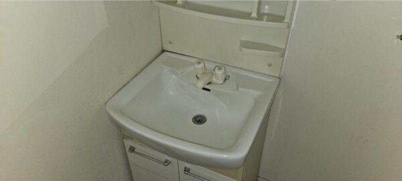 洗面設備　図面と現状に相違がある場合には現状を優先