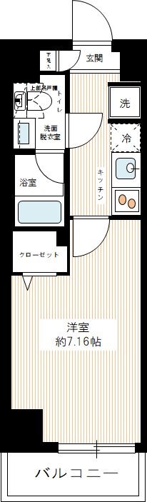 REXZY西川口AZIIIの間取り写真