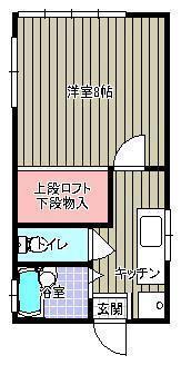 ＪＲ奥羽本線 山形駅 バス乗車時間：18分 最寄りバス停で下車 徒歩3分 2階建 築33年の間取り写真