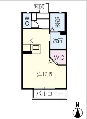 メゾンウィッシュの間取り写真