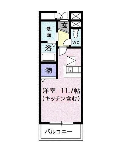 ＪＲ埼京線 与野本町駅 徒歩14分 3階建 築24年の間取り写真