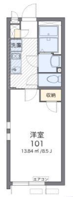 クレイノPOCKET PARKの間取り写真