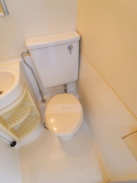 西武拝島線 武蔵砂川駅 徒歩16分 2階建 築41年のトイレ写真