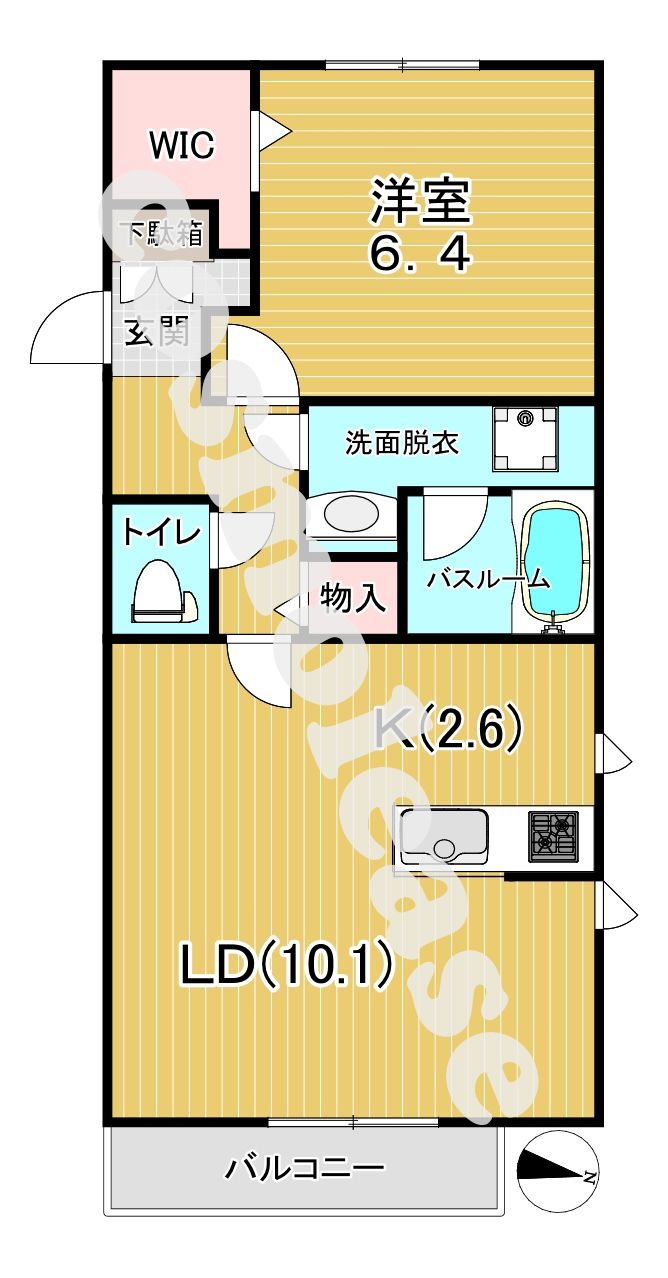 東急目黒線 不動前駅 徒歩4分 2階建 築15年の間取り写真