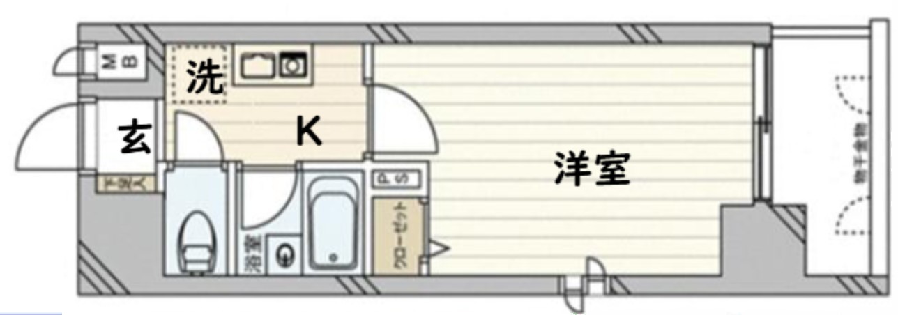 エスリード新大阪第5の間取り写真