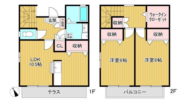 アネックスの間取り写真