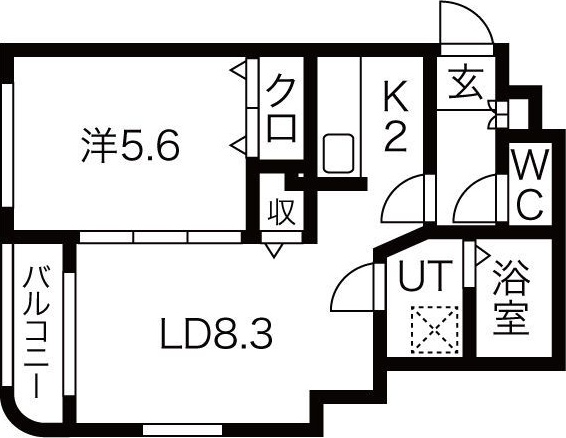 平岸スクエア21の間取り写真