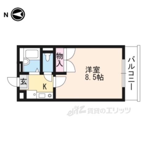 レオパレスジュネスの間取り写真