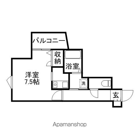 西鉄天神大牟田線 大橋駅 徒歩4分 8階建 築26年の間取り写真