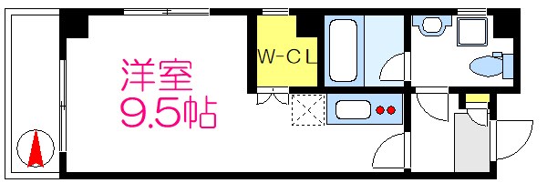 東京メトロ東西線 葛西駅 徒歩4分 6階建 築20年の間取り写真