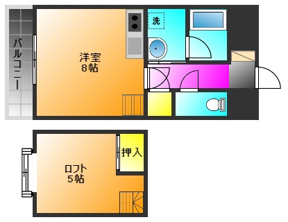 日吉壱番館の間取り