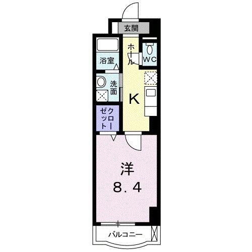 クレアール　京町の間取り