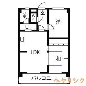 長久手市熊田のマンションの間取り