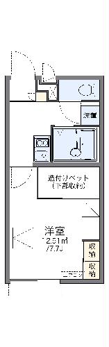 レオパレスジョルディン　宮津の間取り