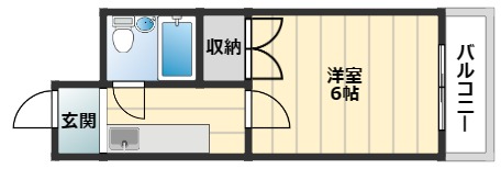 【橿原市曽我町のアパートの間取り】