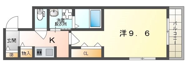 ジュネス　エトワールの間取り