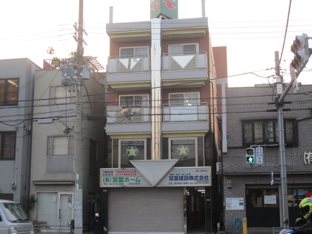 大阪市住之江区北加賀屋のマンションの建物外観