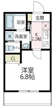 川崎市川崎区小田のマンションの間取り