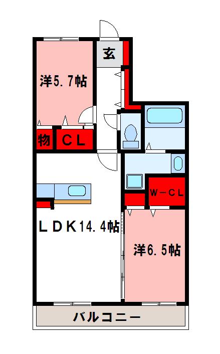 ステラルーチェ宰都の間取り