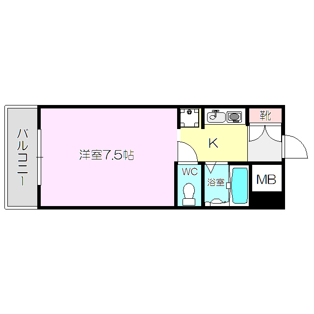 デイグラン上新庄の間取り