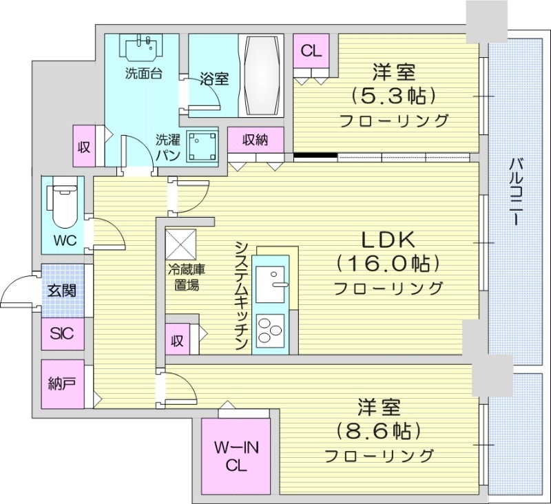 ONE札幌ステーションタワーの間取り