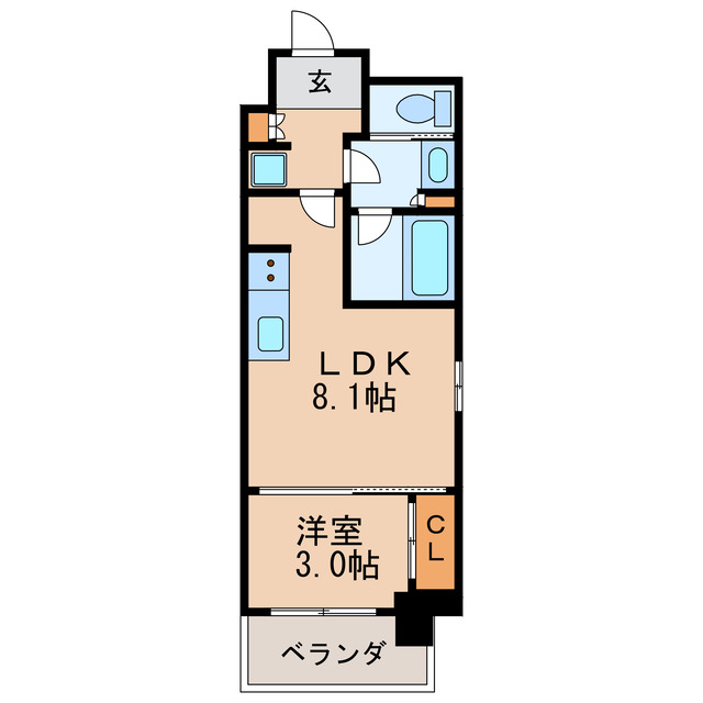 クレストコート泉一丁目の間取り