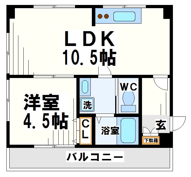 京王ハイツの間取り