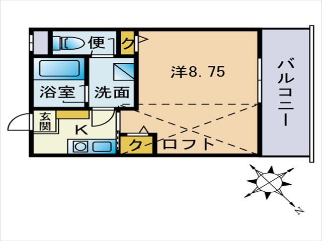 アベルト箱崎の間取り