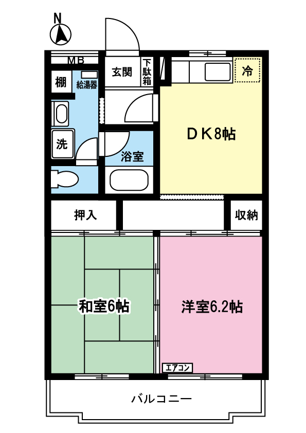 エクセレント日吉の間取り