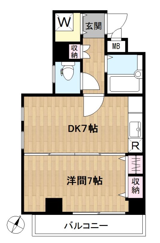 千駄木晴花マンションの間取り