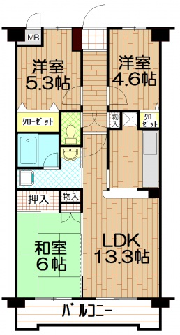 リファインドレリシュの間取り