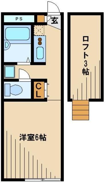 日高市大字鹿山のアパートの間取り