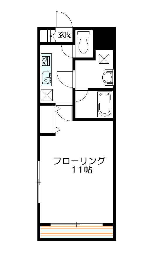 リヴェールHEROの間取り