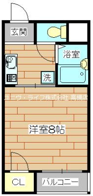 マンション一里塚の間取り