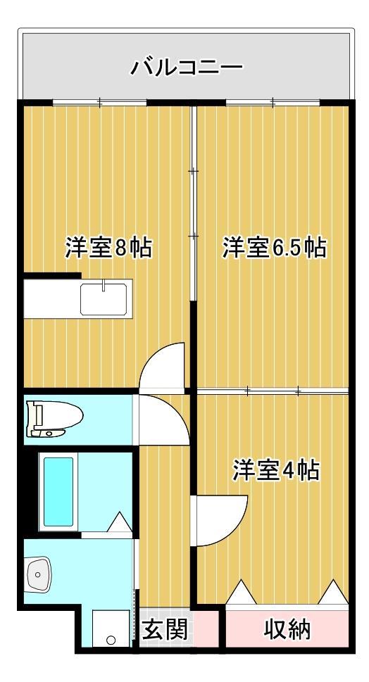 ルミナス恒久南の間取り