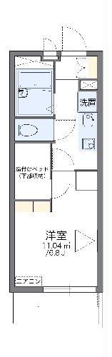 レオパレスＭＵＳＡＳＨＩの間取り