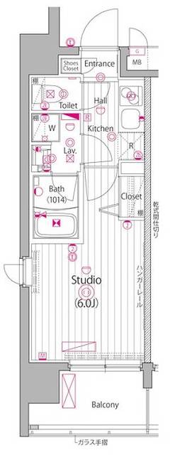 ガーラ・ステーション横濱阪東橋の間取り