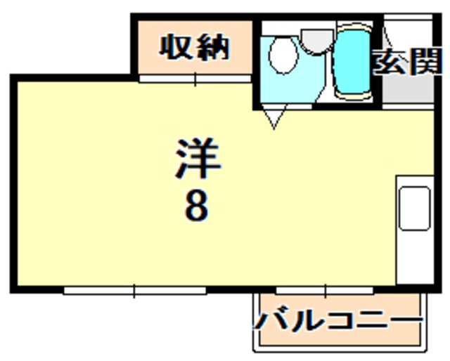 ハイツ１６の間取り