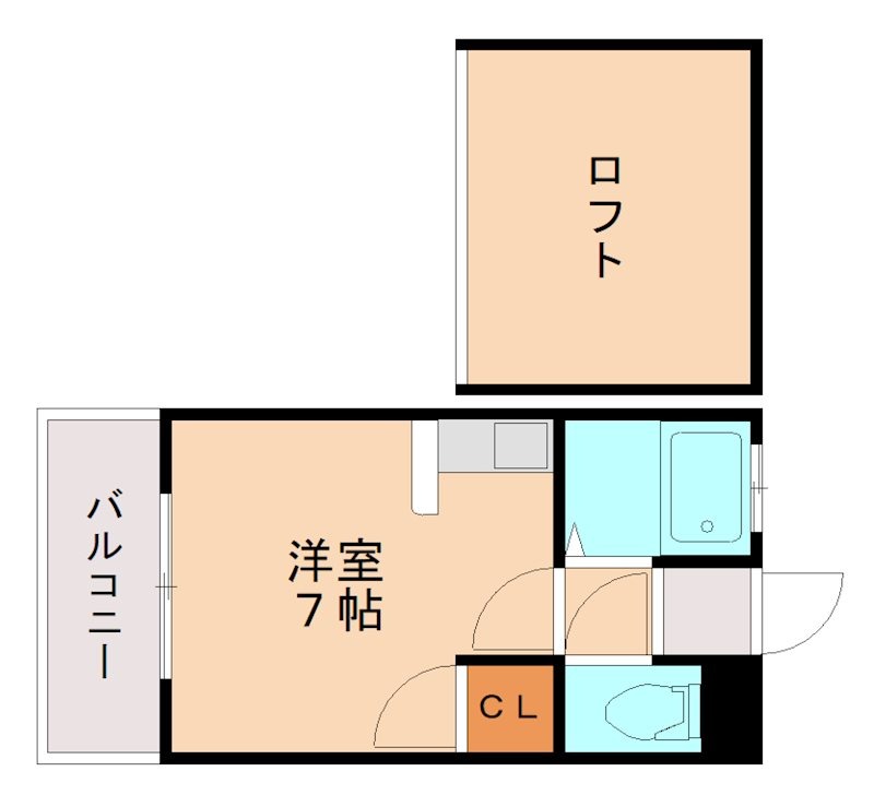 福岡市東区和白のマンションの間取り