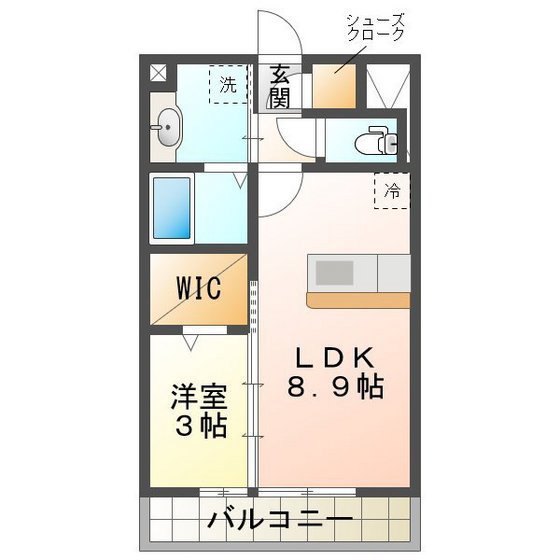 ラルーチェ城山の間取り