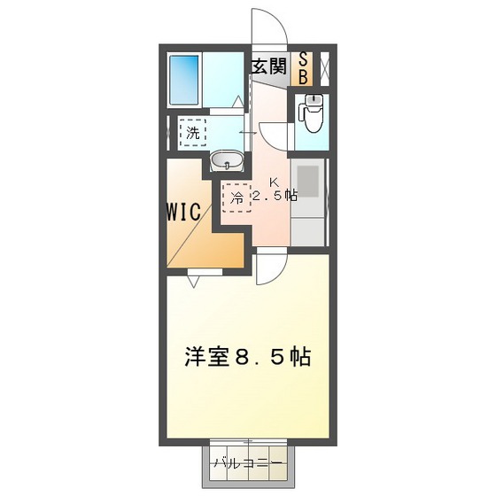 サクラーレ朝日の間取り