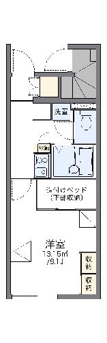 レオパレスアバンギャルドの間取り