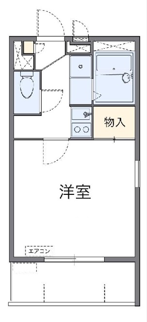 寄宮三の間取り